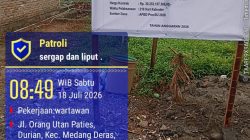 Diduga Ada Selisih Nilai Anggaran, Proyek Pengaspalan Kampung Lalang–Bandar Khalifah Jadi Sorotan