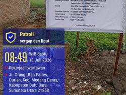 Diduga Ada Selisih Nilai Anggaran, Proyek Pengaspalan Kampung Lalang–Bandar Khalifah Jadi Sorotan