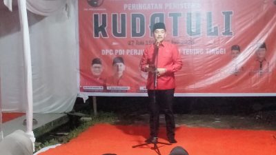DPC PDIP Kota Tebingtinggi Gelar Peringatan sejarah Kudatuli ke 30 Tahun.