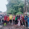 Semangat Warga Kelurahan Pasar Gambir Tidak Pernah Luntur Gelar Gotong Royong Bersihkan Lingkungan.