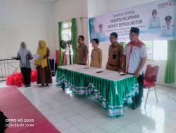 Camat Tebingtinggi Kota Buka Pelatihan Services Sepada Motor Bagi Remaja Kelurahan Rambung.