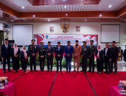 Walikota dan Wakil Walikota Tebingtinggi Hadiri Paripurna DPRD Mendengarkan Pidato Kenegaraan Presiden RI.