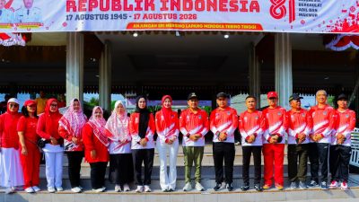 Ribuan Warga Tebingtinggi Padati Lapangan Merdeka Meriahkan Semarak HUT ke 81 RI
