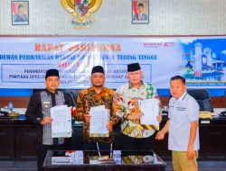 Walikota Tebingtinggi Tegaskan Komitmen Optimalkan Pembangunan Daerah Dalam Rapat Paripurna Kesepakatan KUA-PPAS TA 2027.