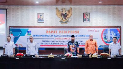 Walikota Tebingtinggi Sampaikan Nota Pengantar Keuangan P APBD TAb2026.   