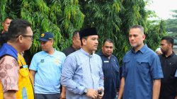 Dampingi Komisi V DPR RI TInjau   Tanggul sungai Padang,Walikota Tebingtinggi Apresiasi Perhatian Pemerintah Pusat dan DPR RI.