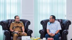 Walikota Tebingtinggi H Iman Irdian Saragih Terima Audiensi PLN Minta Percepatan Listrik Kolam Renang Pemko dan Penerangan Jalan.