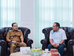 Walikota Tebingtinggi H Iman Irdian Saragih Terima Audiensi PLN Minta Percepatan Listrik Kolam Renang Pemko dan Penerangan Jalan.