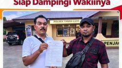 Samsul Bahri Resmi Laporkan Dugaan Perampasan Kunci dan Pengembokan Sepeda Motor ke Polsek Tanah Luas Aceh Utara,ketua APPI Aceh Utara Mendampingi   