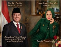 Sekjen KITA Camellia Panduwinata Lubis Sampaikan Ucapan Selamat Ulang Tahun ke 75 kepada Presiden Prabowo Subianto