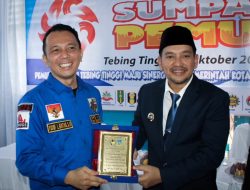 Wali kota Tebingtinggi Hadiri Konsolidasi di Kantor KNPI,Ajak Pemuda Jaga Kondusif dan Perkuat Kolaborasi.