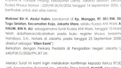 Investigasi Perkara Hukum, Tim Penggugat Turun Ke Lapangan Di Pulo Gadung